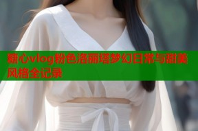 糖心vlog粉色洛丽塔梦幻日常与甜美风格全记录