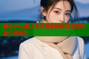 糖心Vlog粉人节专属瑜伽体验温柔释放心灵魅力