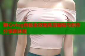 糖心vlog色板全攻略高清编辑与创作分享新体验