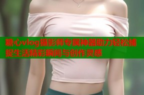 糖心vlog摄影师专属神器助力轻松捕捉生活精彩瞬间与创作灵感
