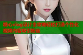 糖心vlog设计全攻略轻松打造个性化视频内容吸引粉丝