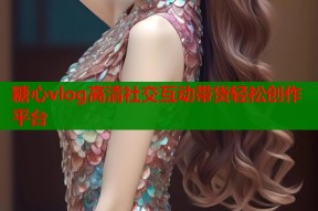 糖心vlog高清社交互动带货轻松创作平台