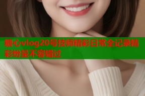 糖心vlog20号技师精彩日常全记录精彩纷呈不容错过