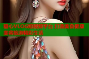 糖心VLOG短视频平台 打造美食健康美容旅游精彩生活