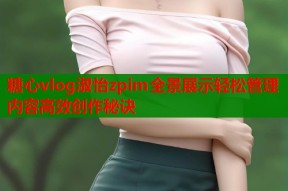 糖心vlog淑怡zpim全景展示轻松管理内容高效创作秘诀