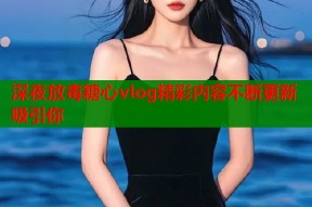 深夜放毒糖心vlog精彩内容不断更新吸引你