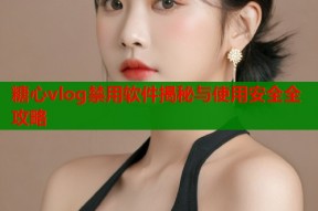 糖心vlog禁用软件揭秘与使用安全全攻略