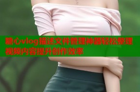 糖心vlog描述文件管理神器轻松整理视频内容提升创作效率