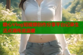 糖心Vlog短视频创作分享平台记录生活点滴传递温暖