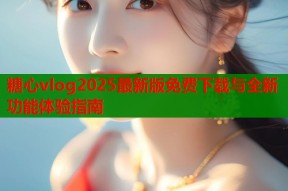 糖心vlog2025最新版免费下载与全新功能体验指南