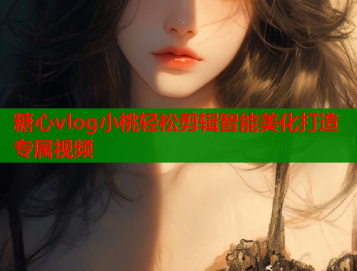 糖心vlog小桃轻松剪辑智能美化打造专属视频  第1张