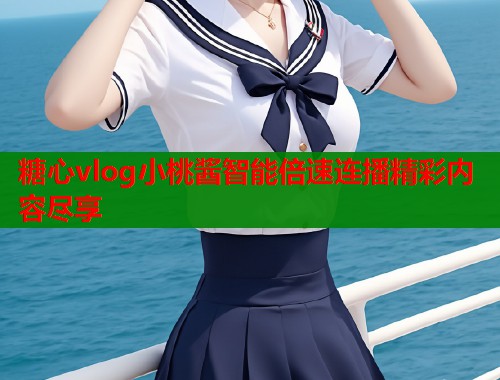 糖心vlog小桃酱智能倍速连播精彩内容尽享  第1张