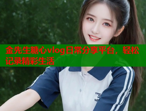 金先生糖心vlog日常分享平台，轻松记录精彩生活  第1张