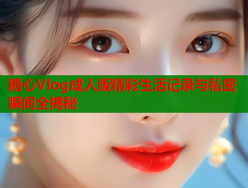 糖心Vlog成人版精彩生活记录与私密瞬间全揭秘  第1张