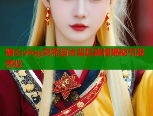 糖心vlog突然消失背后真相揭秘引发热议  第1张