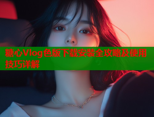 糖心Vlog色版下载安装全攻略及使用技巧详解  第1张